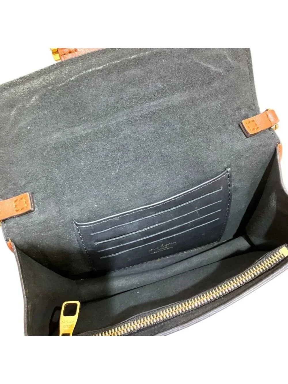 Louis Vuitton Portefeuille Dauphine Monogram Reverse Shoulder Bag Canvas Leather